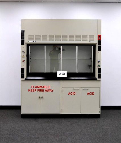 6&#039; Hamilton Safeaire VAV Laboratory Chemical Fume Hood (CV101-C)