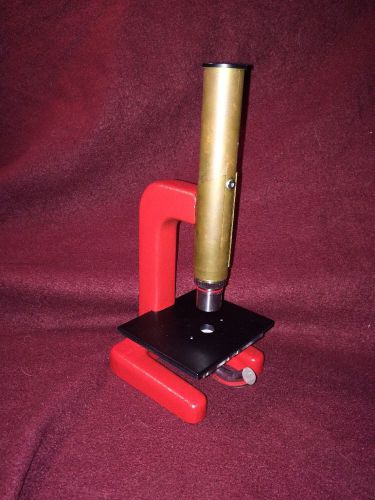 Brock Optical Magiscope Lumarod 5X Microscope 4/0.10 160/0.17 Lens Mid Century