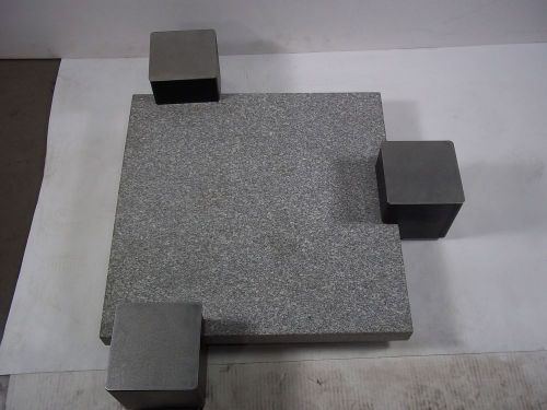 TMC 64 SERIES 64-314 3 ISOLATORS TABLE TOP GRANITE VIBRATION PLATFORM