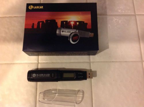 Lascar usb temperature sensing device elusb2lcd