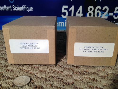 Lead Acetate and Potassium Iodide test paper 14-862  14-860