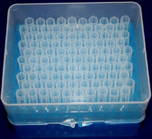 1-200 Micro Liter Pipet Tips, Racked, Natural-10 Racks of 96