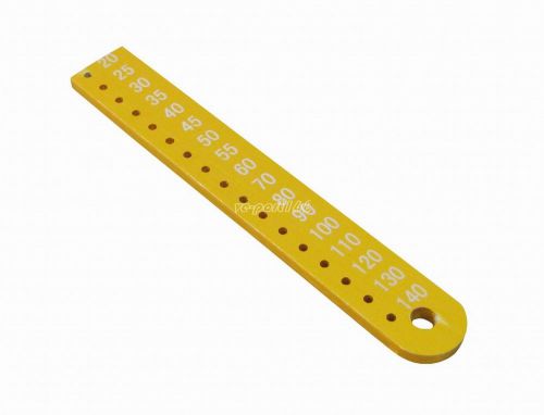 5PCS Dental Gutta Percha Points Span measure scale/Test board Random Color B047