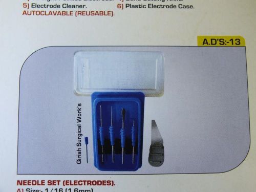 Needle Set (electrodes)1/16   qty-4 pcs