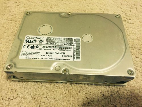 Quantum SE43S012 Fireball SE 4GB 50-Pin SCSI 3.5 Series Hard Disk Drive HDD