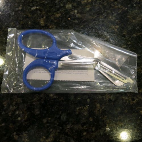 NEW Sklar 7-1/2&#034; Utility EMT Bandage Scissors Blue Stainless 11-1280