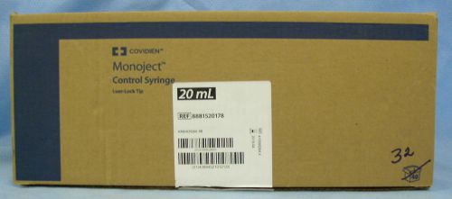 32 Covidien 20mL Luer-Lock Tip Control Syringes #8881520178