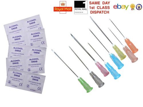 10 15 20 25 30 40 50 100 BD NEEDLES 0.45x13, 0.45x16, 0.4x19 + SWABS FAST CHEAP