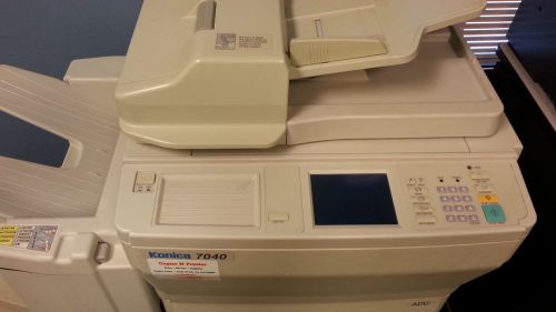 Konica 7040 Copier w/ Accessory Finisher