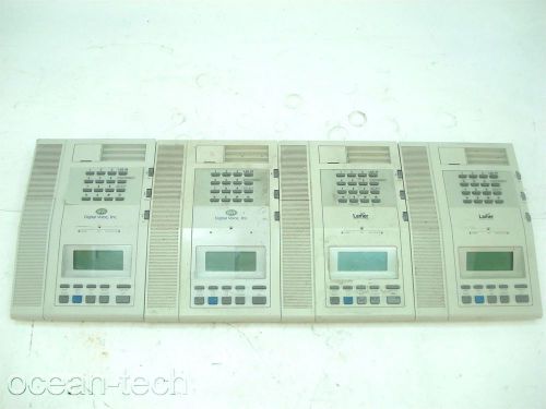 Lot of 4 Philips DVI LFH-4020 Digital Transcriber Stations Lanier