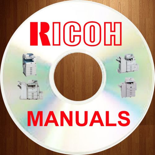 Gestetner RICOH Aficio Savin Lanier FAX MV SERVICE PARTS MANUALS Manual on a DVD