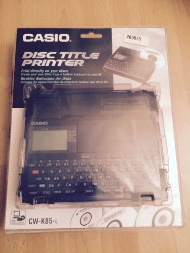 CASIO DISC TITLE PRINTER CW-K85-L