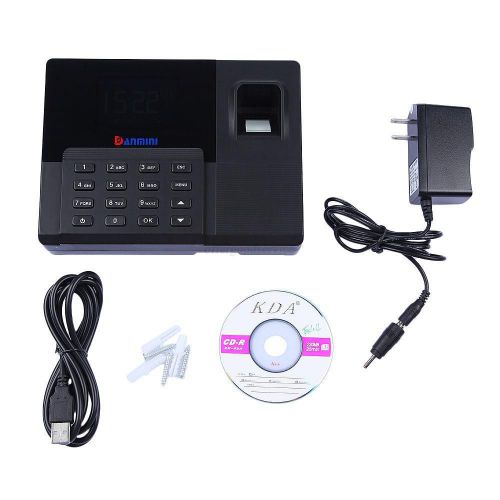 2.8&#034; biometric fingerprint time attendance employee payroll usb+tcp/ip+id/ card for sale