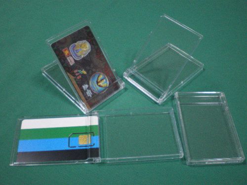 200 NEW BUSINESS CARD HOLDER CALENDAR CASES, CLEAR BL02