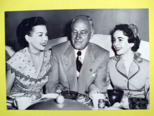 ELIZABETH TAYLOR ANN MILLER POST CARD NEW ANTIQUE COLLECTABLE HOLLYWOOD RARE
