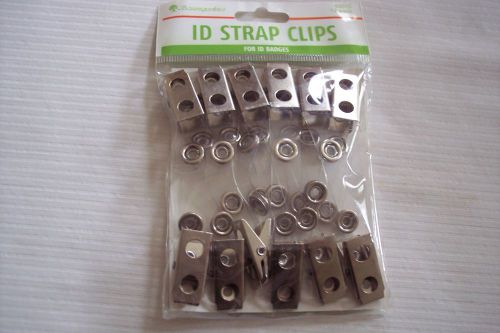 BAUMGARTEN&#039;S 68012: I.D. Strap Clip Lot of 144 (12 Packs of 12)