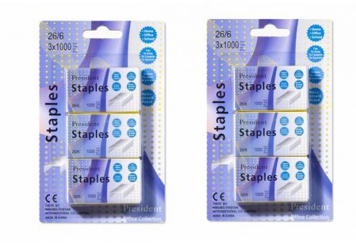 6 box1000=6000 ??26 president staples for office home school for sale