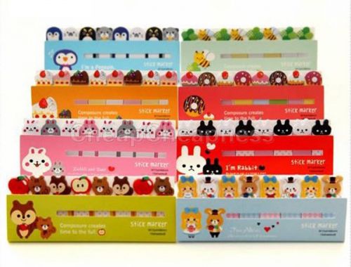 Lovely Animals Sticker Bookmark Marker Memo Index Tab Sticky Notes/Notepad US EF