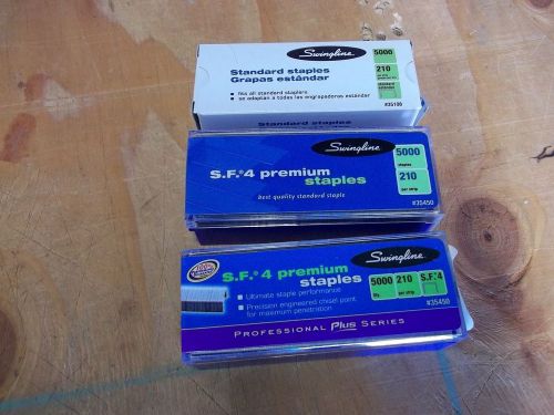 Lot of (3) Swingline S.F. 4 Premium Staples 5000 count