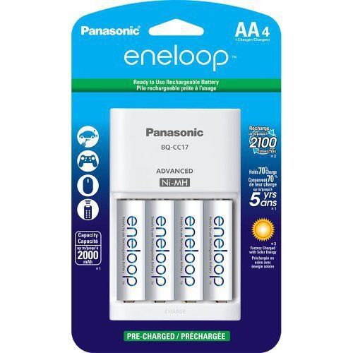 PANASONIC BATTERY K-KJ17MCA4BA 4PK ENELOOP AA BATTERY PLUS