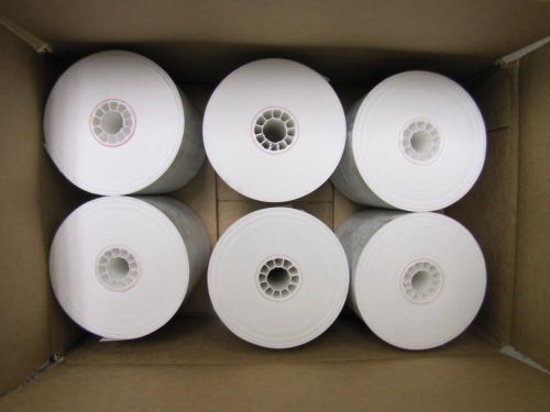 3-1/8 x 230&#039;, 1-Ply Thermal Paper 12 Rolls BPA Free Epson tm-t88