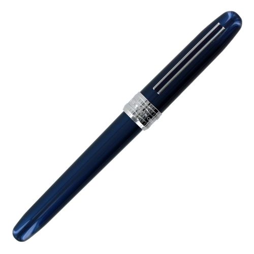 Platinum plaisir fountain pen, blue barrel, fine point, black ink for sale