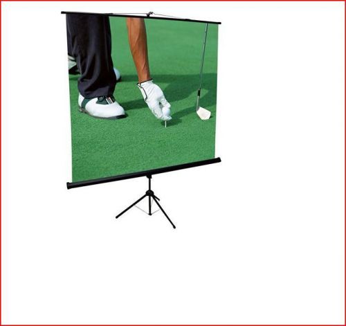 120CM Tripod Cinema Portable Projector Screen Matt White HD Projection KT120