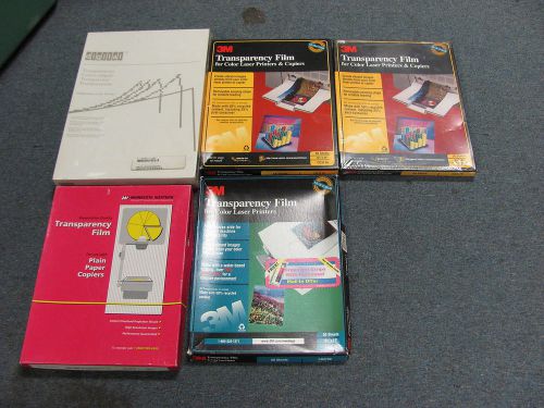 LOT OF TRANSPARENCY FILM 3M DIGITAL 150+ SHEETS