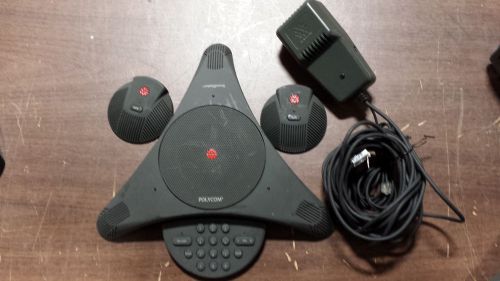 Polycom SoundStation EX 2201-03309-001 Premier Wall Module 2 Mics 2201-00698-001