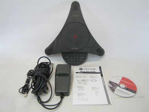 Polycom 2201-03308-001-F SoundStation Office Audio Phone Teleconference System