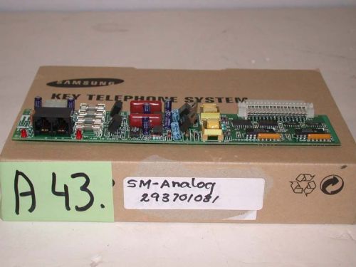 ESI NEC SM-analog card FAB: 390-03200-01 phone system board Free S&amp;H