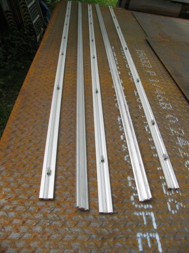 93&#034; long Aluminum Dual-Slot Slider Base for ITEM (like 8020 Inc) Sliding Doors