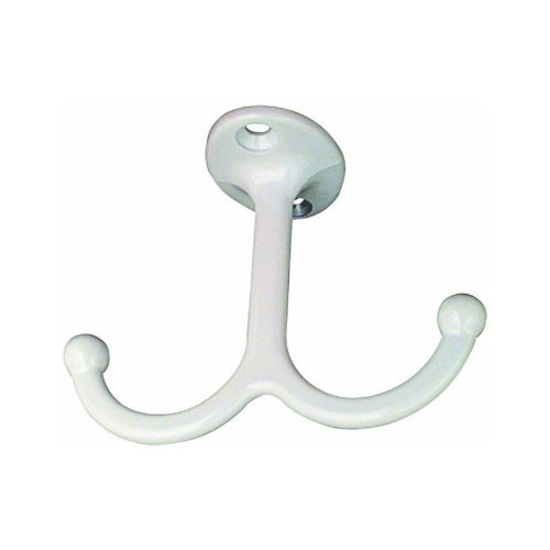 NEW National Hardware V165 Undershelf Coat Hooks in White