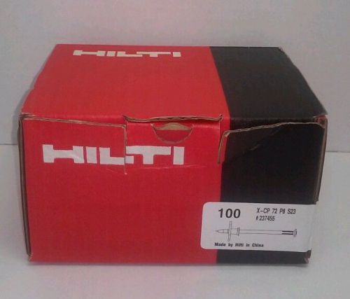 Hilti Universal Nail X-CP 72 P8 S23 100 pc. FAST SHIPPING!