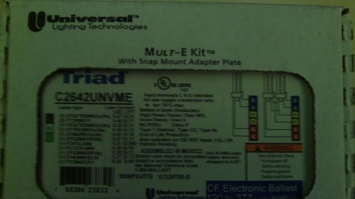 FP Electric Exit Ballast, c2642unvme 000k, (2) cfw/tr26w/g24q