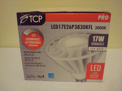 NEW Lot of 6 TCP Pro LED17E26P3830KFL 17W Dimmable LED Flood Lights