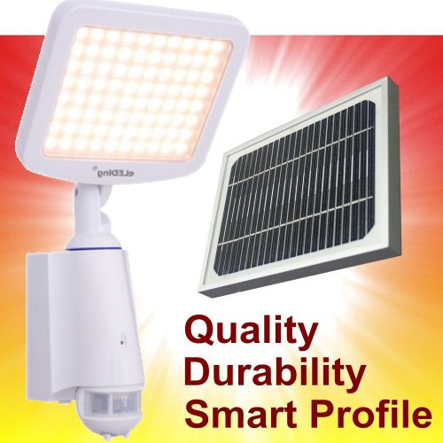 Eleding pure digital solar powered (ddc-smart) 80 led security flood spot lights for sale