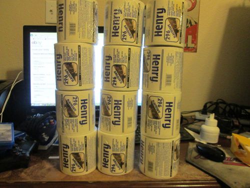 NIB 12/PACK HENRY CO - ELASTOTAPE HE296195 4X150 WHITE TAPE