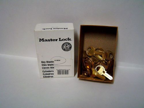25 pack m1 brass key blanks k1box 071649481000 master lock for sale