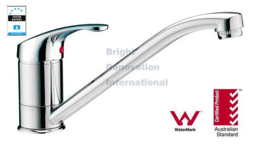 WELS Traditional Long Bathroom Basin Kitchen Sink Flick Mixer Tap Faucet