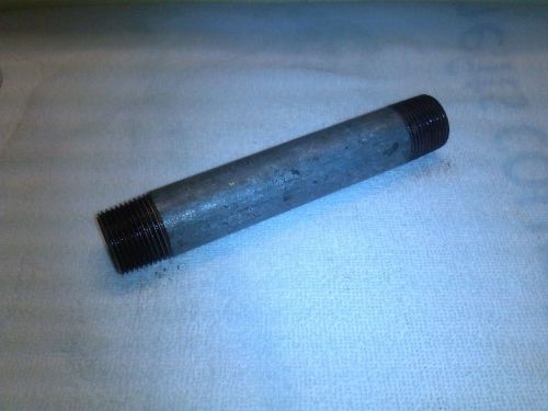 Galvanized steel pipe nipple, 3/4x4 1/2 for sale