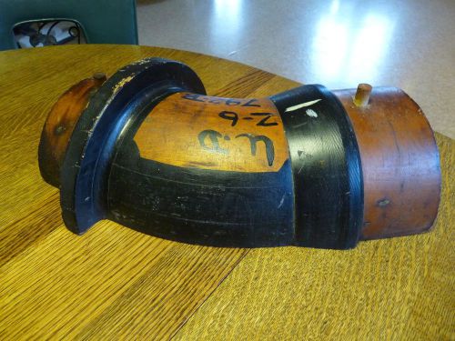 Vintage Wooden Gladding McBean Sewer Pipe Mold