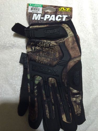 Mechanix wear mossy oak mpact gloves x-large mpt-730 camo hunting tactical bike for sale