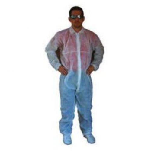 Disposible Poly Coveralls Plastic Suit-- XXLarge Hooded
