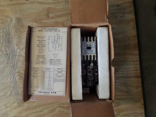 *Web Press Cutler Hammer Full Voltage Magnetic Starter 1988 6931 * NEW