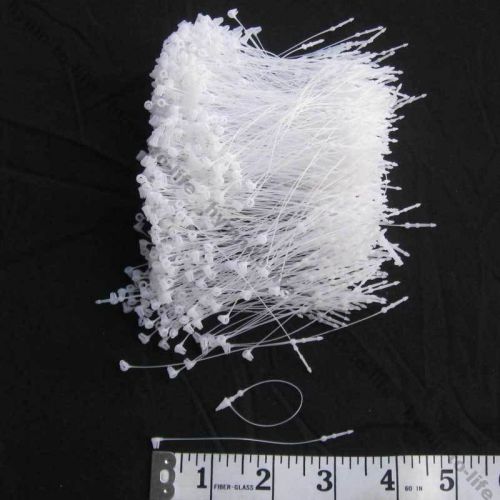 3&#034; 1000 pcs snap lock pin security loop plastic tag fastener, no gun needed for sale