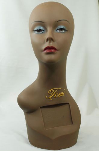 VINTAGE FEMALE MANNEQUIN HEAD, Wig/Hat Display - *HIGH END* BEAUTIFUL!!!