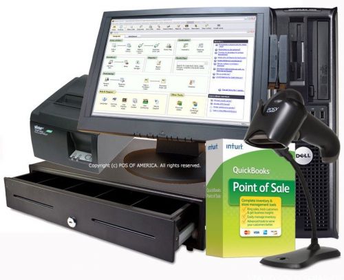 Point of Sale Retail Complete Custom Hardware Kit + Quickbooks POS PRO NEW