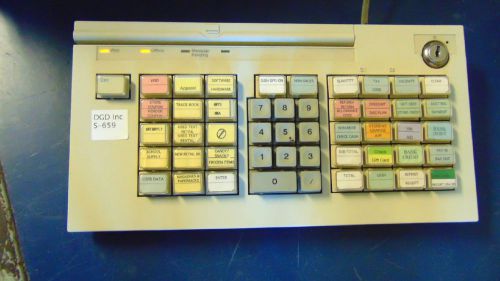 Ibm m7 keyboard for pos system part# 92f6320 powers on! s659 for sale