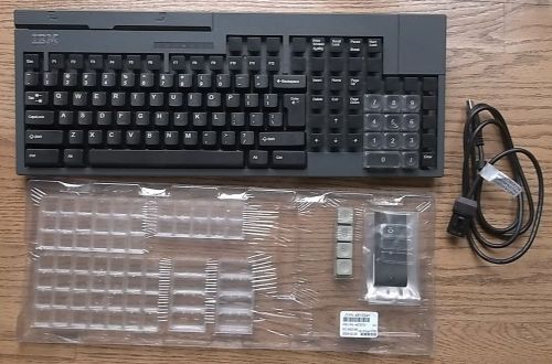 IBM POS Keyboard /w Card Reader Black 65Y4601  NIB